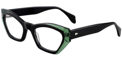 Prescription Glasses 21213 Black Green