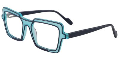 Prescription Glasses 21245 Blue Black