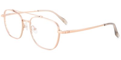 Titanium Prescription Glasses 26032 Gold