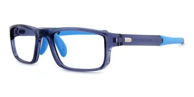 Prescription Safety Sports Glasses  DM18077 Black Blue