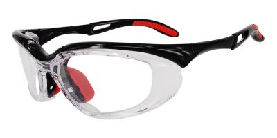 S005 Prescription Safety Glasses Black