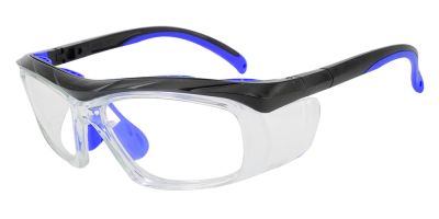 Prescription Safety Glasses S006 Black Blue