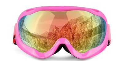 Prescription Ski & Snowboard Goggles H005 Pink Red