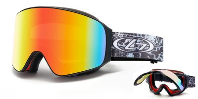 Prescription Ski and Snowboard Goggles H075 Red