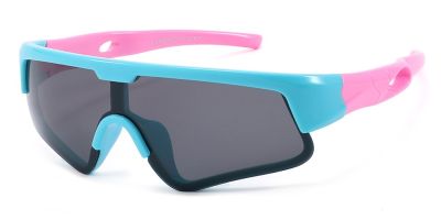 Kids Prescription Sports Glasses 8400 Blue Pink