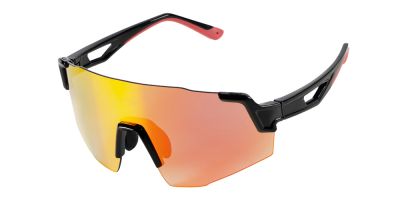 Prescription Sports Sunglasses Y938 Black Red - RX Inserts
