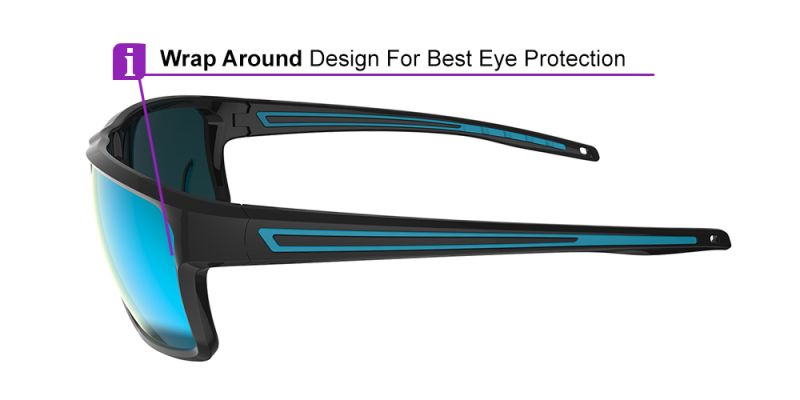 Prescription Sports Sunglasses KA0102 Blue