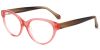 Cheap Prescription Glasses 21176 Red Brown