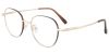 Titanium Prescription Glasses 26034 Gold