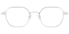 Try on glasses: Titanium Prescription Glasses 26038 Silver