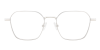 Try on glasses: Titanium Prescription Glasses 26040 Silver