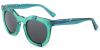 Round Prescription Sunglasses 29057 Green