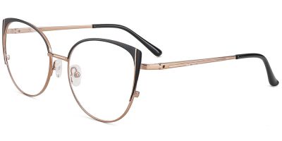 Prescription Glasses 23154 Gold Black