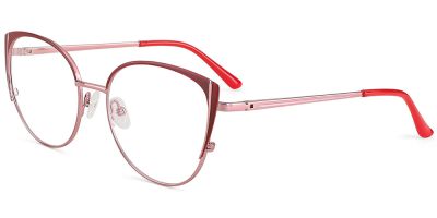 Prescription Glasses 23154 Red Pink