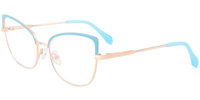 Prescription Glasses 23162 Blue Gold