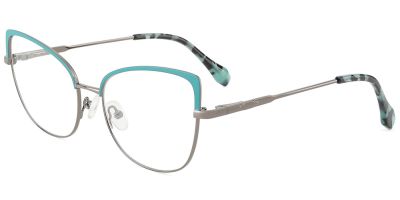 Prescription Glasses 23162 Blue Grey