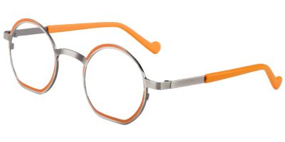 Prescription Glasses 23215 Grey Orange