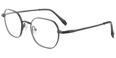 Titanium Prescription Glasses 26038 Black
