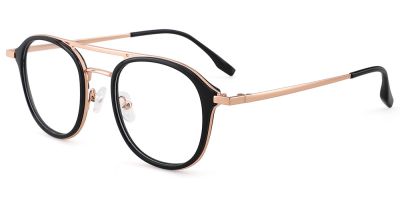 Prescription Glasses 35031 Black Gold