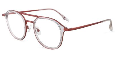 Prescription Glasses 35031 Clear Red