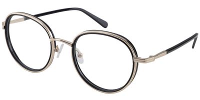Prescription Glasses 35043 Gold Black