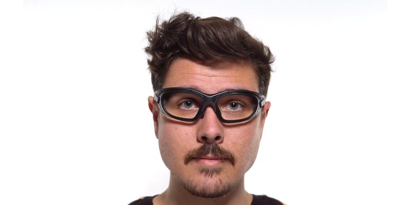 J137 Prescription Safety  Glasses Black