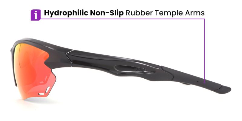 Prescription Safety Glasses Y135 Black