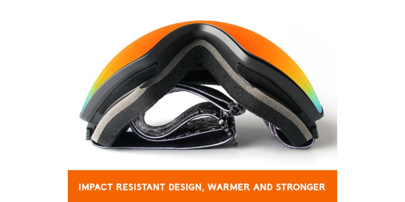 H020 Kids and Youth Prescription Ski and Snowboard Goggles Blue