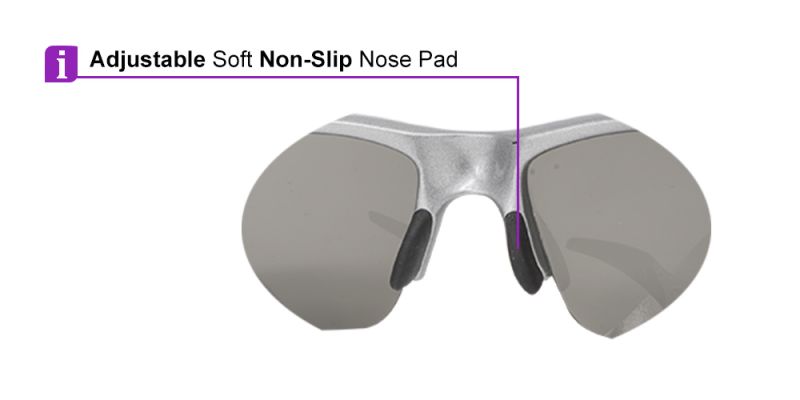 SS713 Prescription Sports Sunglasses Silver